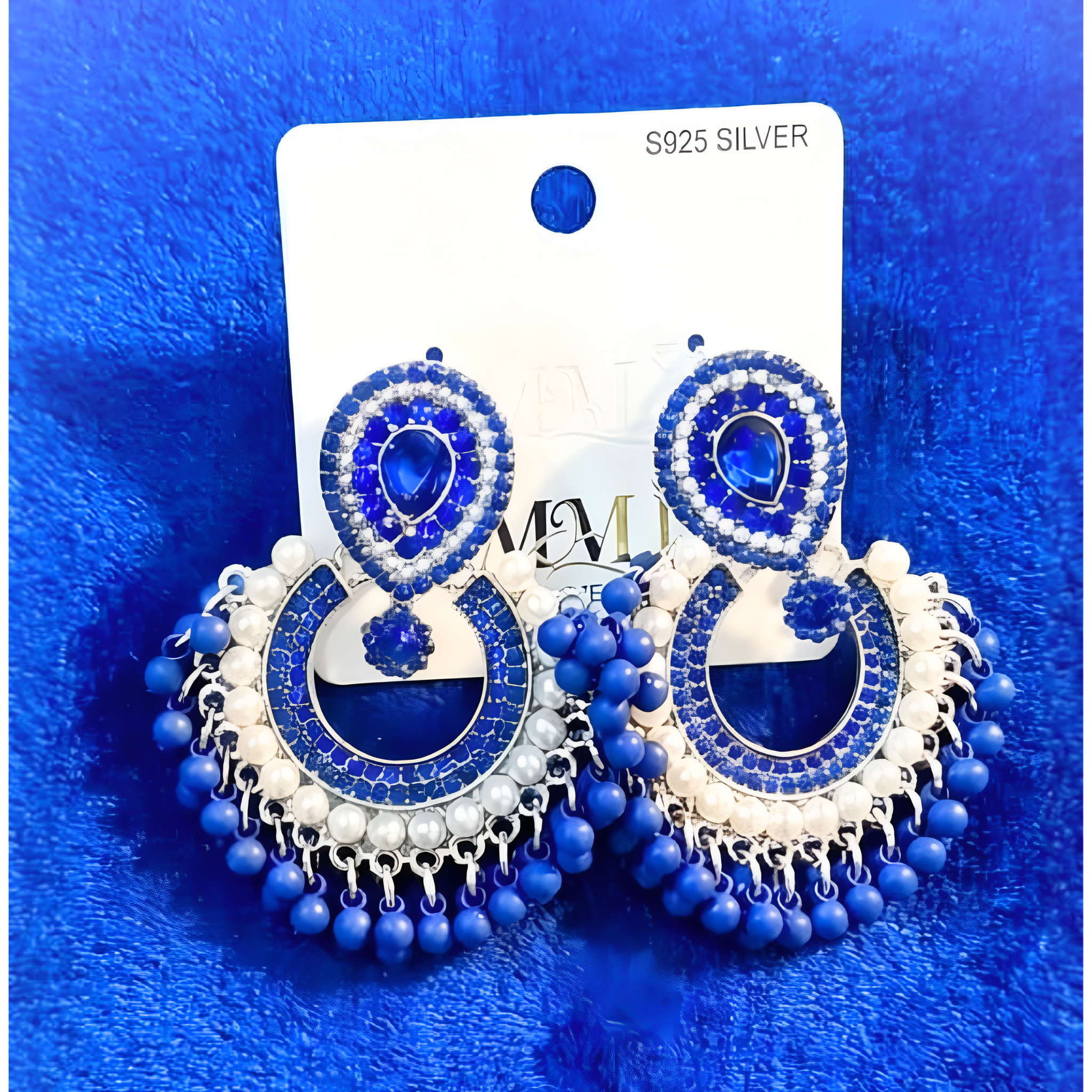 Zewarekhas Royal Chandbali Collection - Handcrafted Matte Bead Jhumkas (6 Colors)